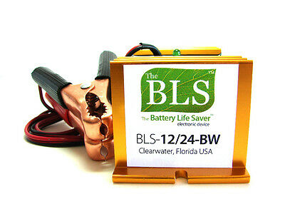 Bls-12/24bw Battery Life Saver For 12 & 24 V Solar/wind Battery Banks 4ft Wires
