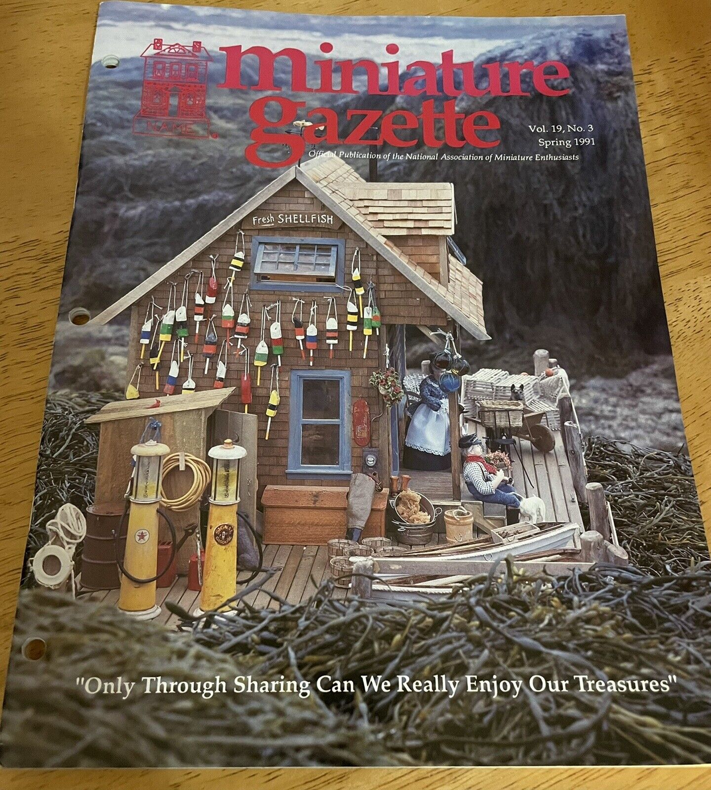 N.a.m.e. Miniature Gazette Magazine Quarterly 1991- Set Of 1 - Spring Edition