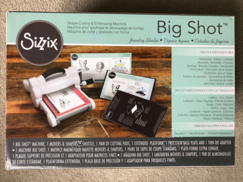 Sizzix Big Shot Jewelry Studio Shape-cutting & Embossing Machine New In Box