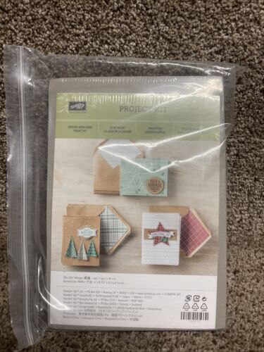 Stampin' Up! Retired New Stitched With Cheer Card Project Kit 18 Cards 142012