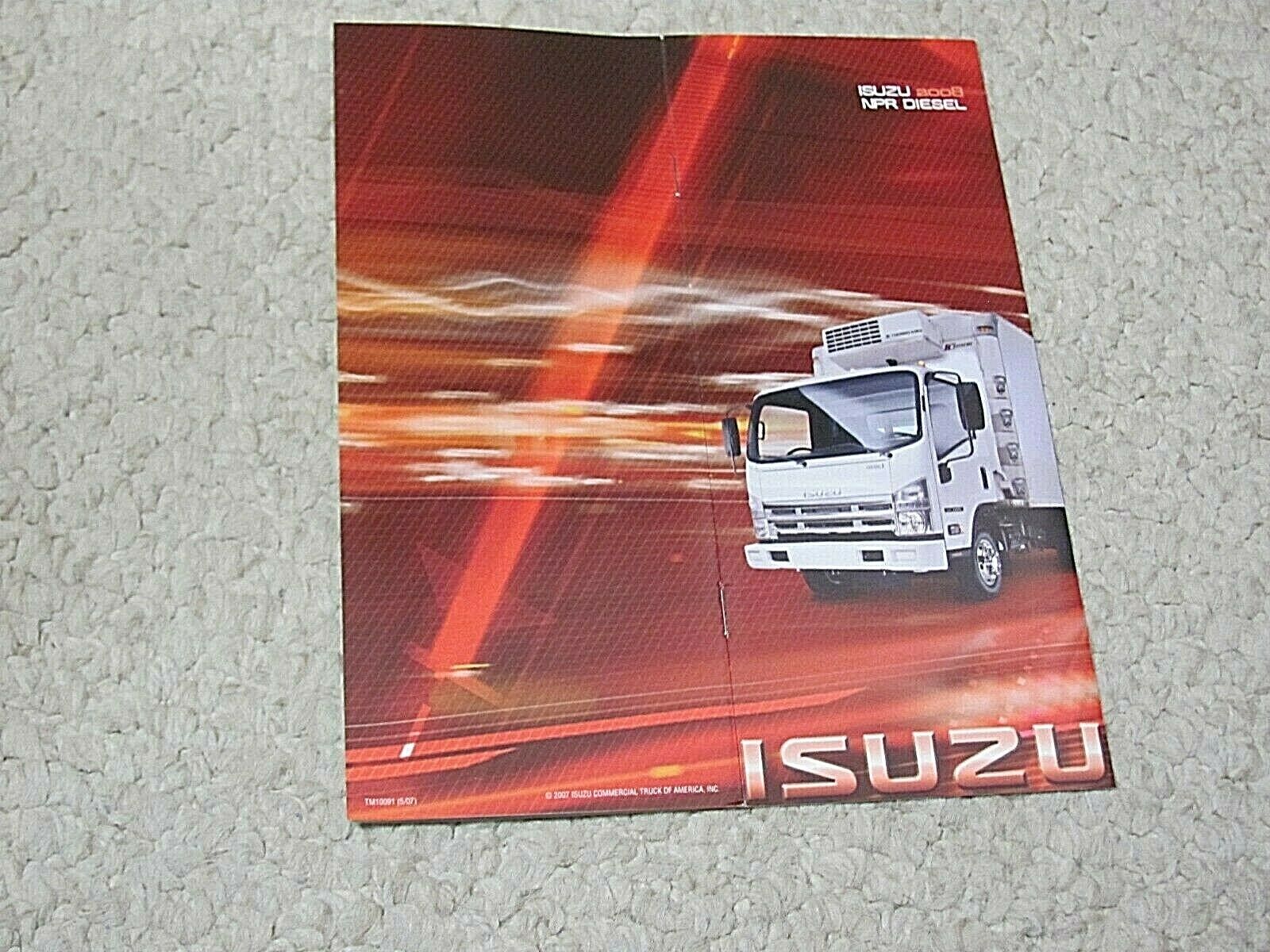 2008 Isuzu 2008 Npr Truck (usa) Sales Brochure...