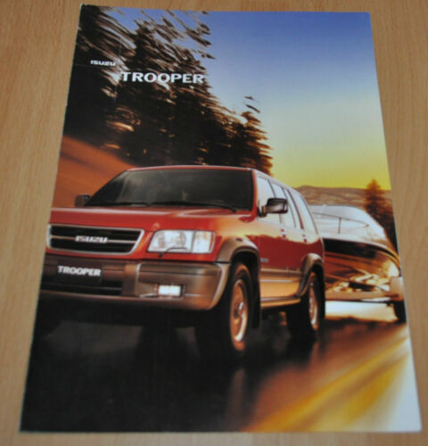 Isuzu Trooper Brochure Prospekt Russian Edition