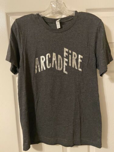 Arcade Fire (tour Shirt) One-sided. Ss. Grey. Medium. Fast Shipping!!!