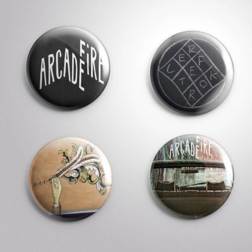 4 Arcade Fire - Pinbacks Badge Button 25mm 1''
